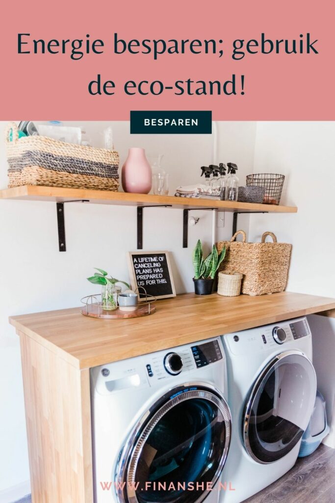 Energie besparen met de eco-stand op je apparatuur