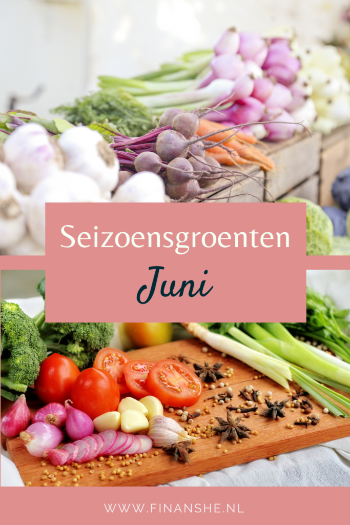 seizoensgroenten juni