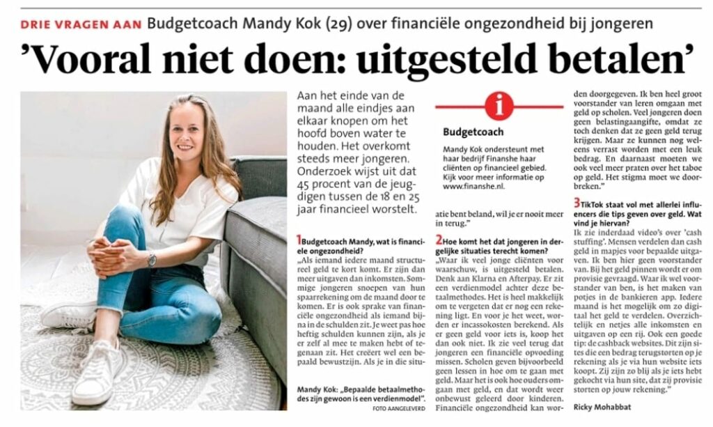 Krantenartikel Noord Hollands Dagblad